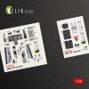 KELIK K48040 MIG-29A (9-12) FULCRUM INTERIOR 3D DECALS FOR GWH KIT 1/48